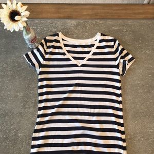 MERONA Blue & White Shortsleeve Tee